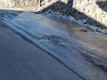 Eisbildung Straße